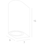 Фасадный светильник Arte Lamp COMPASS A3102AL-2BK, 2хGU10