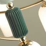 4861/5C CLASSIC ODL_EX21 199 золото/разноцветн./керамика/стекло Люстра потолочная E14 5*40W CANDY