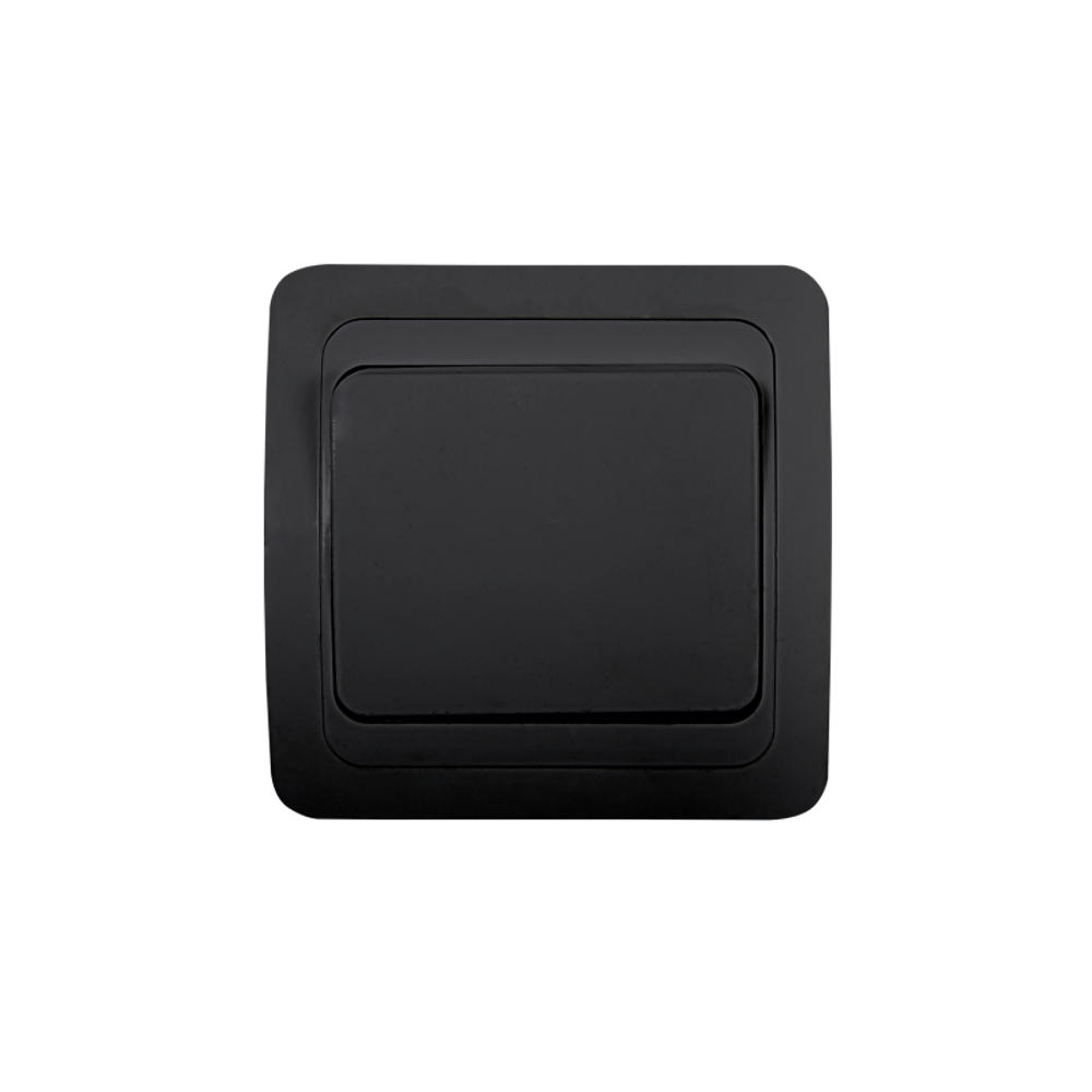 Выключатель 1-кл. CLASSICO 2021B черн. IN HOME 4690612061078