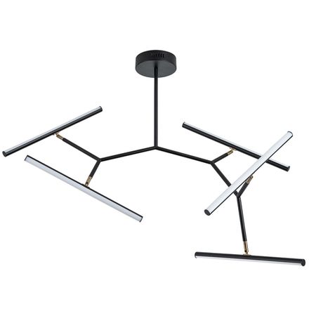Люстра на штанге Arte lamp ZULU A2170PL-49BK, 1хLED