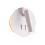 3912/9WL HIGHTECH ODL20 409 бел/металл Наст-й свет-к с лампой д/чтения с выкл LED 9W 3000K 220V BEAM