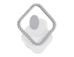 Настенный светодиодный светильник с выключателем FA266 WH/GR белый/серый LED 3000K+6400K 16W 310*270*50