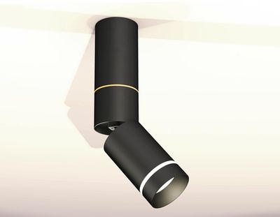 Комплект накладного поворотного светильника с акрилом XM6313135 SBK/FR черный песок/белый матовый MR16 GU5.3 (C6323, A2062, A2221, C6313, N6229)