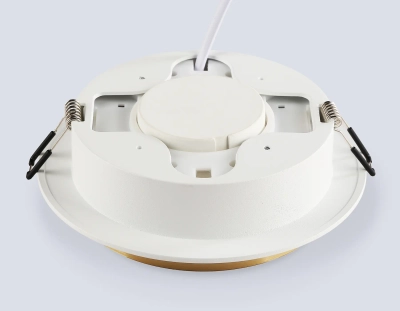 Светильник встраиваемый TU5012 WH/GD белый/золото IP20 GX70 D150*45