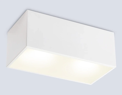 Светильник накладной TN6534/2 WH белый IP44 GX53/2 200*100*80