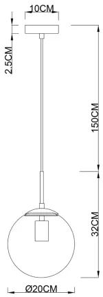 Подвесной светильник Arte Lamp VOLARE A1563SP-1CC, 1хE27