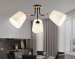Светильник потолочный TR4731/3 BK/LWD черный/светлое дерево E27/3 max 40W D610*270