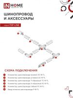Светильник трековый TOP-LINE TP-GX53-TL 82RW GX53 подвесной с подсветкой под лампу бел. IN HOME 4690612043814
