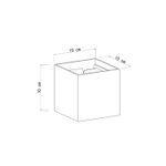 Фасадный светильник Arte Lamp RULLO A1714AL-2BK, 2хLED