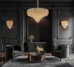 Люстра подвесная Delight Gold FL1058-27P, E14х27