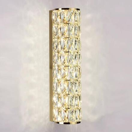 4926/8WL L-VISION ODL24 601 золото/металл/хрусталь Настенный светильник LED 8W 4000K 463Лм PANTA