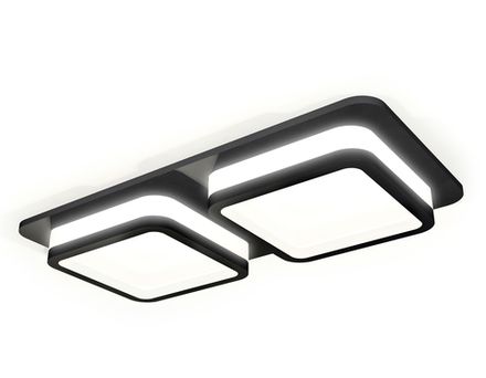 Комплект встраиваемого светильника с акрилом XC7906012 SBK/FR черный песок/белый матовый MR16 GU5.3 (C7906, N7751)