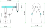 Бра Arte Lamp THOMAS A7032AP-1BK, 1хE27