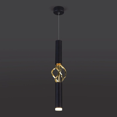 Подвесной светодиодный светильник 50191/1 LED черный/золото, LED