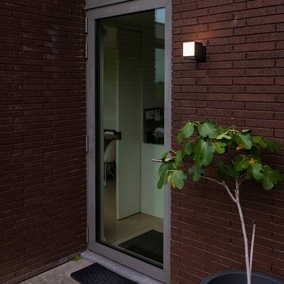 Уличный настенный светильник Arte lamp BELGRADE A5193AL-1BK, 1хLED