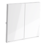 VLS000401 Клавиши для выключателя/переключателя двухклавишного с подсветкой, S70 (белый глянцевый). (ТМ Maytoni)