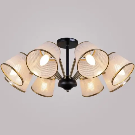 IL0344-8CSQ-79 BK AB светильник потолочный ILLUMICO, E14х8
