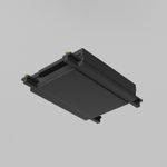 Коннектор питания прямой Radity черный, TRA084C-11B. TM Maytoni