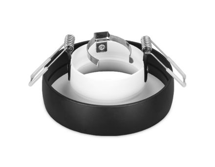 Встраиваемый потолочный точечный светильник A890 BK/WH черный/белый GU5.3 D96*35