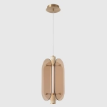 Светильник подвесной Crystal Lux AMARILLO SP18W LED BRASS 0120/218