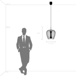 804207 Люстра CUPOLA LED 10W 500LM АЛЮМИНИЙ/ЧЕРНЫЙ 3000K Lightstar