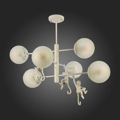 SLE115103-06 Люстра потолочная Белый/Белый E14 6*60W