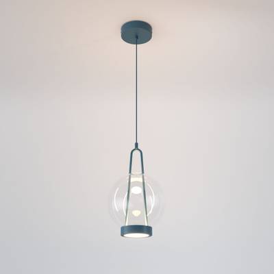 Подвесной светодиодный светильник со стеклянным плафоном 50267/1 LED синий