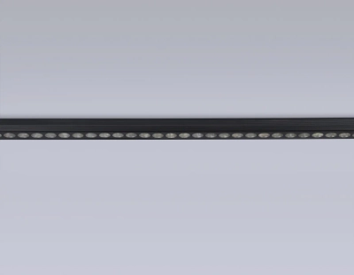 Светильник светодиодный трековый для шинопровода Magnetic GL4033 BK черный IP20 30W 4200K 48V 24° 550*22*45