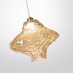 5108/3L L-VISION  ODL26 антич.бронза/янтарный металл/стекло Подвес LED x 3W 4000K ORDI