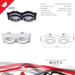 53003-9.0-002LD GX53 BK светильник точ.