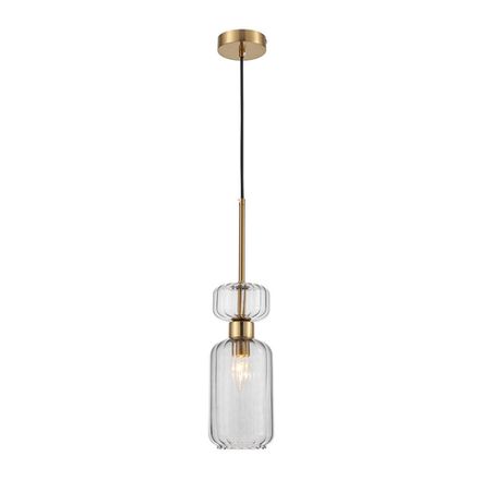 Подвесной светильник Escada 1141/1S E14*60W Antigue copper/Smoke