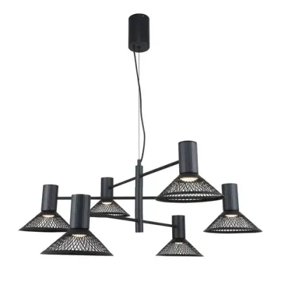 Подвесная люстра Metrics 4623-6P, 6*LED*6W, 3960LM, 3000K. ТМ F-Promo