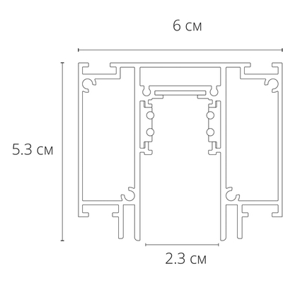 Магнитный шинопровод Arte Lamp LINEA-ACCESSORIES A474233