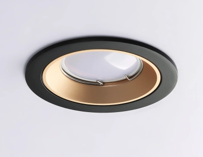 Встраиваемый точечный светильник MR16 A8923 BK/GD черный/золото MR16 GU5.3 D92*24