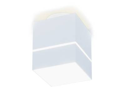 Накладной светодиодный точечный светильник TN257 WH/S белый/песок LED 4200K 7W 80*80*100