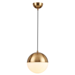 4960/1A PENDANT ODL22 393 античн.бронза/металл/белый/стекло Подвес E27 1*40W PINGA