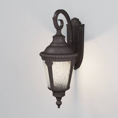 Настенный светильник (бра) Goiri E27х1, IP44, O029WL-01BZ. TM Maytoni