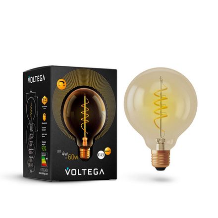 Светодиодная лампа Loft Led G95 4W 2800K E27 DIM, 7076. TM Maytoni