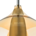 803543 Бра PENTOLA 1х25W G9 ХРОМ/ЯНТАРЬ Lightstar