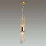 4847/2 HALL ODL21 670 золото/металл/стекло Подвес G9 2*40W FLAMBI