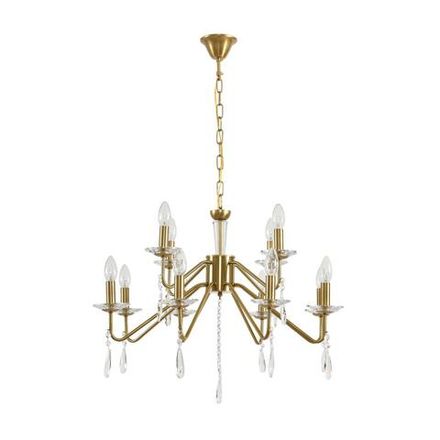 8319/12 CLASSI шампань/прозрачный, металл/хрусталь Люстра E14 12*40W 220V SEVERINA