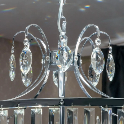 Citilux Инга CL335181 Люстра подвесная хрустальная Хром