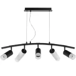 LR7353738621 Люстра RULLO 5х50W GU10 ЧЕРНЫЙ/БЕЛЫЙ (571735+214437-3+214486-2+202431-5)