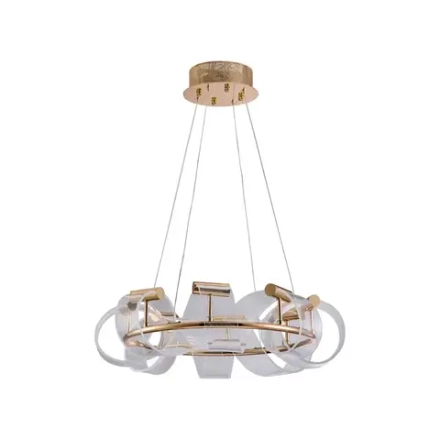 08037-50,37 Люстра Ранни французское золото d50 h150 Led 6*10W (3000K)