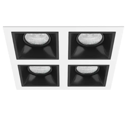 D54607070707 Светильник DOMINO QUADRO МR16 (214546+214507+214507+214507+214507)