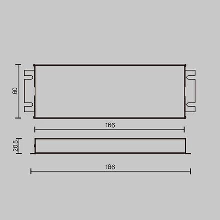 Источник напряжения Triac 24В 60Вт IP 67, 734001. TM Maytoni