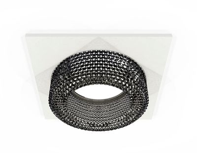 Комплект встраиваемого светильника XC7631021 SWH/BK белый песок/тонированный MR16 GU5.3 (C7631, N7192)