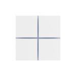 INTELLIGENT ARLIGHT Сенсорная панель KNX-304-13-IN White (BUS, Frameless) (IARL, IP20 Металл, 2 года)