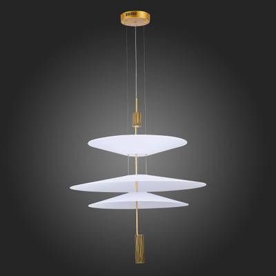SL6101.223.01 Люстра подвесная ST-Luce Золотистый/Белый LED 1*15W 3000K