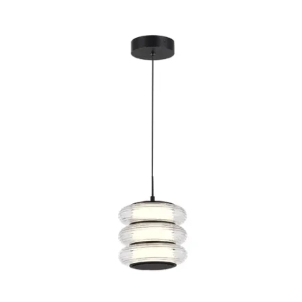 SL6239.403.03 Светильник подвесной ST-Luce черный/прозрачный LED 1*16W 3000K